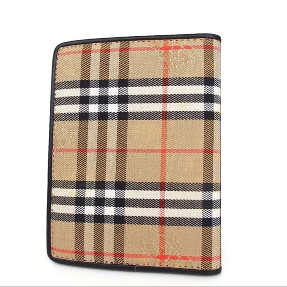 AUTH Burberry Burberrys Nova Check Notebook Address Book - Picture 2 of 9